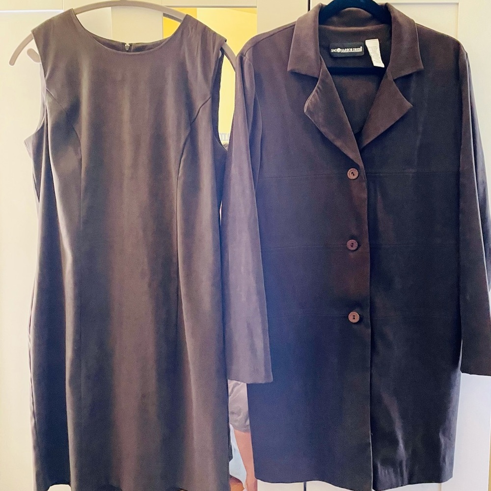👗 SAG HARBOR LONG Coat & Dress SET🧥